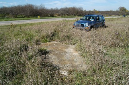 Coldwater Drive-In Theatre - Screen Foundation (newer photo)